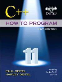 C How to Program 9th Edition By Paul Deitel