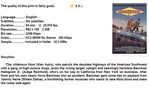 Roadhouse 66 (Action Comedy 1985) Willem Dafoe 720p