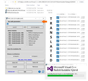 Microsoft Visual C ++ 2005-2008-2010-2012-2013-2019 Redistributable Package 06/29/2020 | VCR + GUI Installer