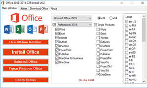 Office 2013 2019 C2R Install v6 2 SeuPirate