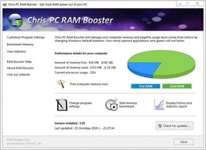 ChrisPC RAM Booster 6.04.06 + crack {PROAC12}