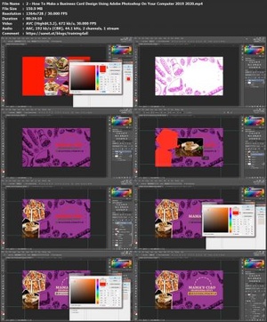 [ FreeCourseWeb ] Skillshare - How To Make a Business Card Design Using Adobe Photoshop On Your Computer 2019 2020 (Part 1)