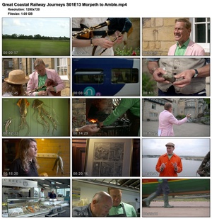 Great Coastal Railway Journeys S01E13 Morpeth to Amble (1280x720p HD, 50fps, soft Eng subs)