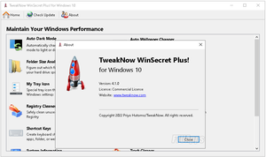 TweakNow WinSecret Plus v4.1 Portable