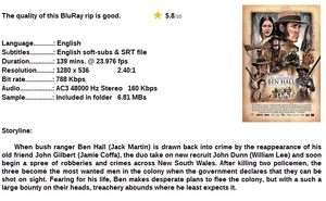 The Legend of Ben Hall (Aust. Western 2017) 720p BrRip