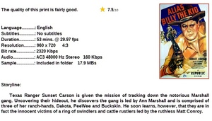 Alias Billy the Kid (Western 1946) Sunset Carson 720p