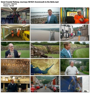 Great Coastal Railway Journeys S01E21 Avonmouth to Six Bells (1280x720p HD, 50fps, soft Eng subs)