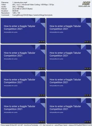 Udemy - Enter Kaggle's tabular competition 2021