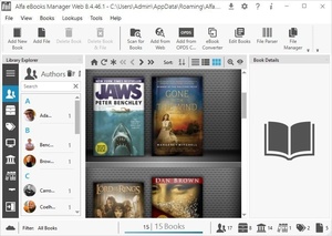 Alfa eBooks Manager Pro / Web v8.4.80.1 Portable | Multilingual