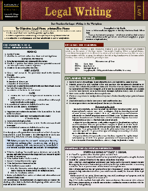 [ FreeCourseWeb ] Legal Writing - Quickstudy Laminated Reference Guide