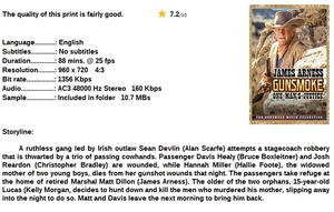 Gunsmoke, One Man's Justice (Western 1994) James Arness 720p