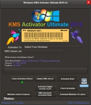 Windows KMS Activator Ultimate 2019 4.8 [FileCR]