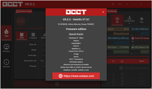 OCCT v8.0.2 (OverClock Checking Tool) (x64) Multilingual Portable [FTUApps]