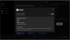 Spotify v1.2.7.1264 (For Windows) Portable