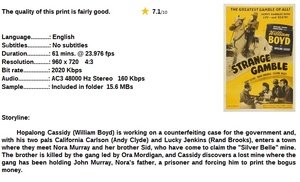 Strange Gamble (Western 1948) William Boyd 720p