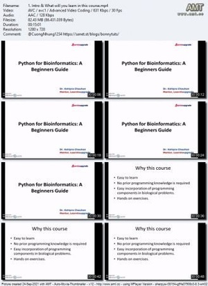 Udemy - Python for Bioinformatics-Self Learning Course
