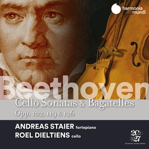 Andreas Staier - Beethoven Cello Sonatas, Op. 102, Bagatelles, Opp. 119 & 126 (2022) [24Bit-96kHz] FLAC [PMEDIA] ⭐️