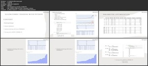 Algorithmic Trading with Real Python Hands-On Examples