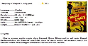 Hostile Country (Western 1950) James Ellison 720p