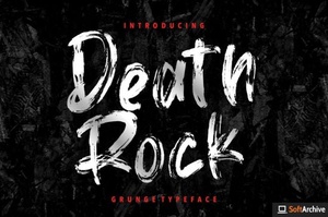 DesignOptimal - Death Rock Grunge Typeface Font