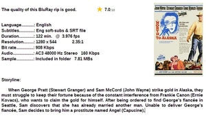 North to Alaska (Western 1960) John Wayne 720p BrRip
