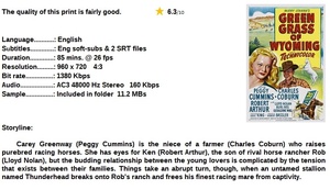 Green Grass of Wyoming (Western 1948) Peggy Cummins 720p
