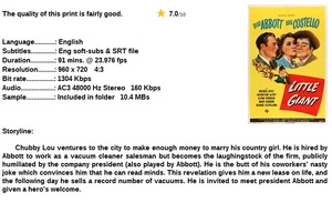 Little Giant (Comedy 1946) Abbott & Costello 720p