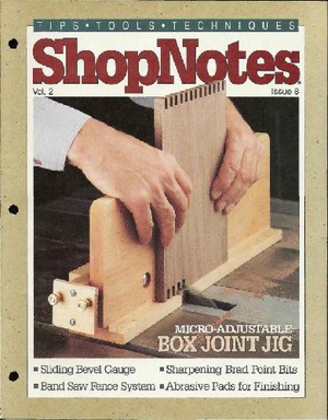 [ FreeCourseWeb ] Woodworking Shopnotes 008 - Adjustable Box Joint Jig, Sharpen Brad Point Bits, Router Jointer
