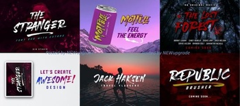 DesignOptimal Stranger Font Duo Extras