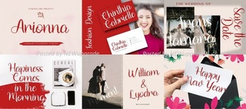 DesignOptimal Creativemarket Arionna Modern Calligraphy Font 5071271