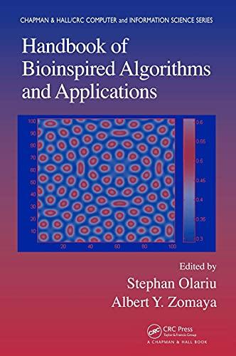 Handbook of Bioinspired Algorithms and Applications Chapman Hall CRC Computer and Informati