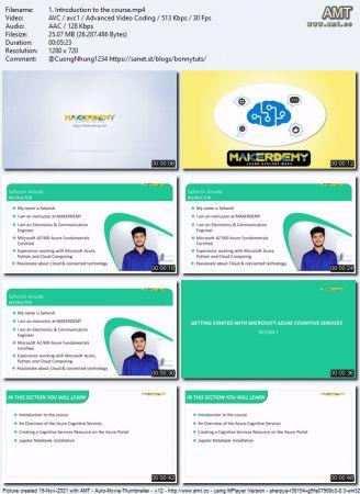 Udemy Introduction to Azure Cognitive Services