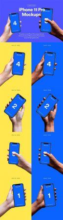 DesignOptimal iPhone 11 Pro Mockup Vol 03