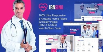 DesignOptimal ThemeForest IBNSINO v1 0 Medical Center HTML Template 27882679