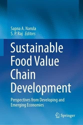 Sustainable Food Value Chain Development Perspectives from Developing and Emerging Economies True EPUB