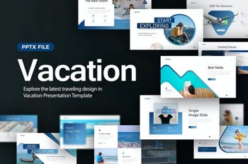 DesignOptimal Vacation Travelling Presentation Template