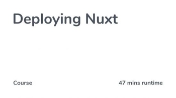 DevCourseWeb CodeCourse Deploying Nuxt