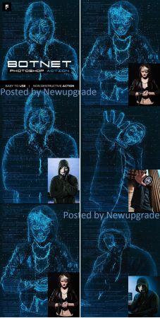 DesignOptimal Graphicriver Botnet Photoshop Action 25749804
