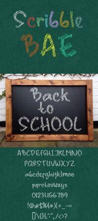 DesignOptimal Creativemarket Scribble Bae 1481676