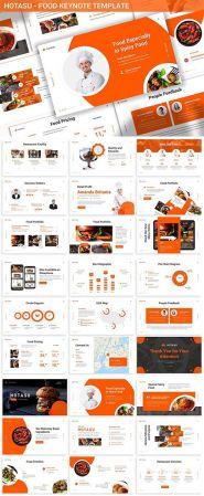 DesignOptimal Hotasu Food Keynote Template