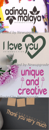 DesignOptimal Adinda Malaya Font