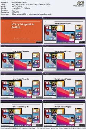 Udemy iOS 15 Widgets in SwiftUI 3 and WidgetKit