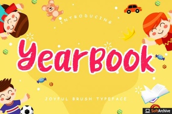 DesignOptimal Yearbook Joyful Brush Typeface