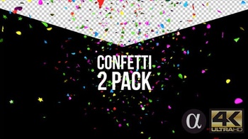 DesignOptimal Videohive Lovely Confetti 2 Pack 12395522
