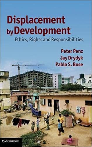 Displacement by Development Ethics Rights and Responsibilities