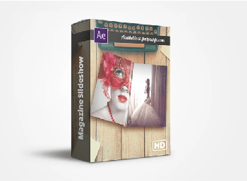 DesignOptimal FlatPackFx Magazine Slideshow After Effects