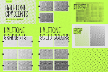 DesignOptimal Halftone Gradients Texture Pack 585021