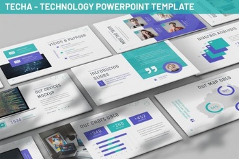 DesignOptimal Techa Technology Powerpoint Template