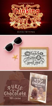 DesignOptimal Thinking About You Font
