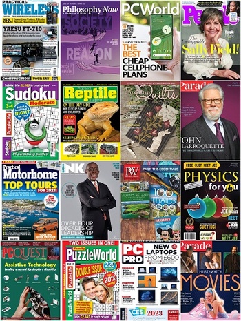 100 Assorted Magazines February 14 2023